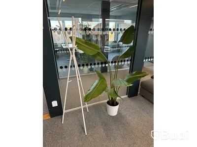 Höj- och sänkbart skrivbord, kontorsstol och 2 st. datorskärmar