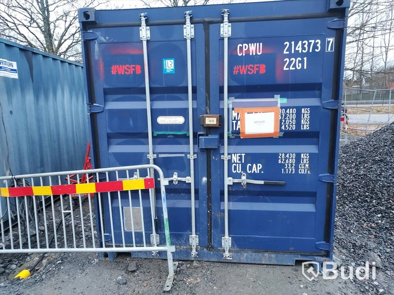 Container 20 fot, isolerad samt el och värme