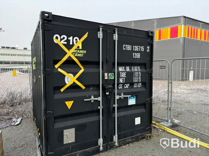 Container, 10 fot inklusive innehåll