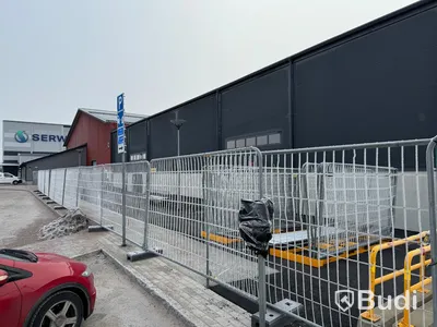 Parti med byggstaket