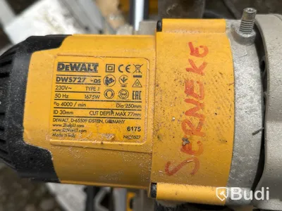 Kap- & gersåg Dewalt DWS727 & sågbänk DE7023