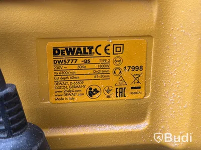 Kap- & gersåg Dewalt DWS777