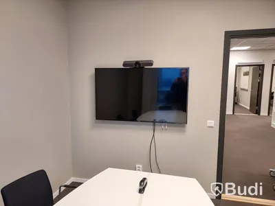 Konferensrum, kamera, tv skärm