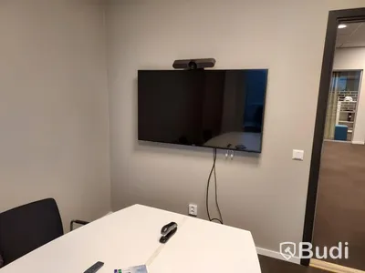 Konferensrum, kamera, tv skärm