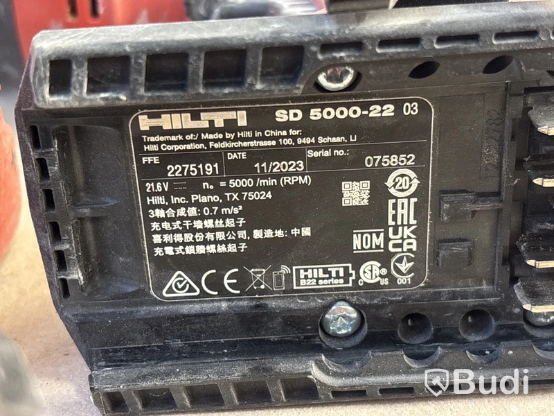 4 st batterimaskiner Hilti