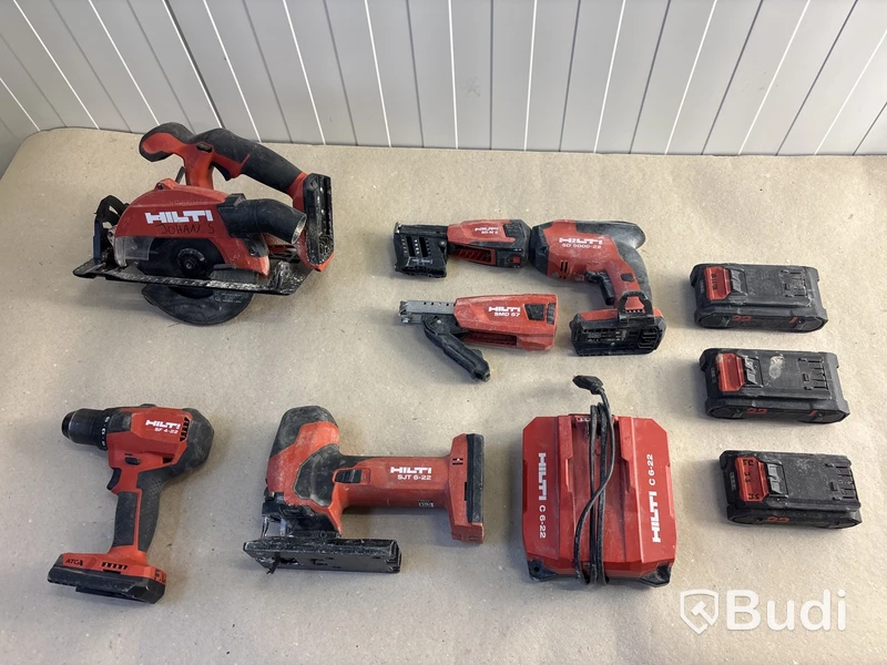 4 st batterimaskiner Hilti