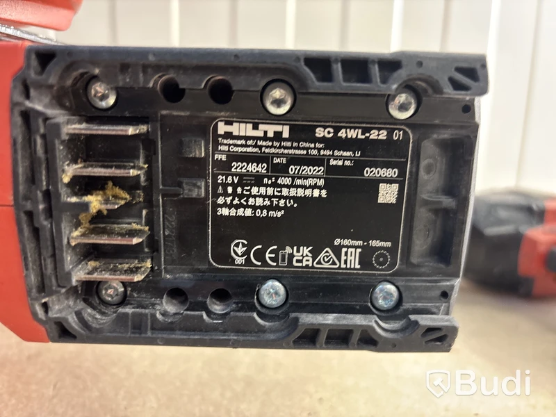 4 st batterimaskiner Hilti