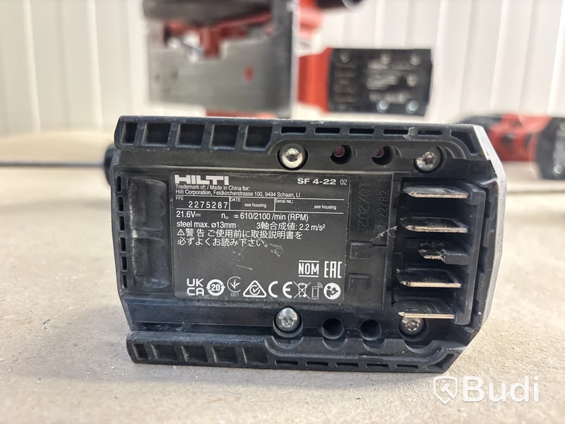 4 st batterimaskiner Hilti