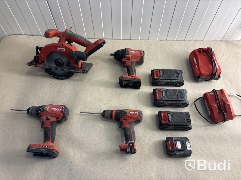 4 st batterimaskiner Hilti