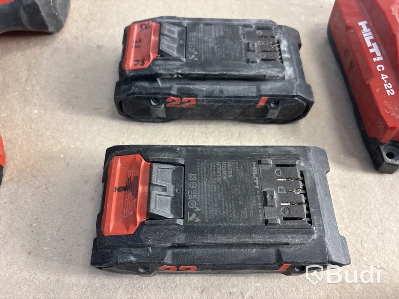 4 st batterimaskiner Hilti