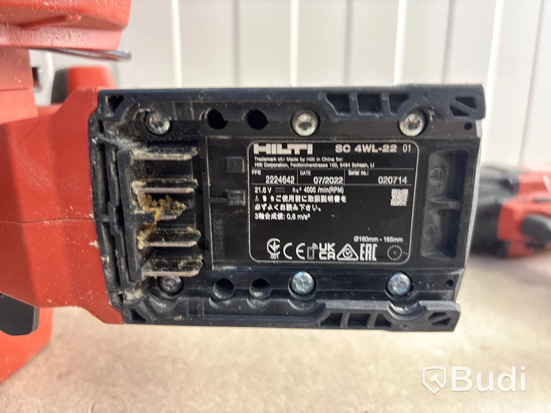 4 st batterimaskiner Hilti
