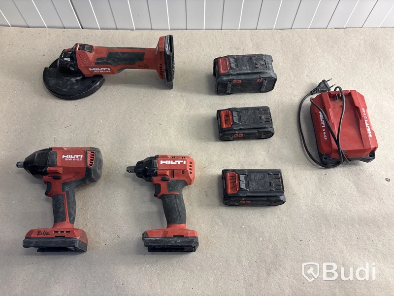 3 st batterimaskiner Hilti