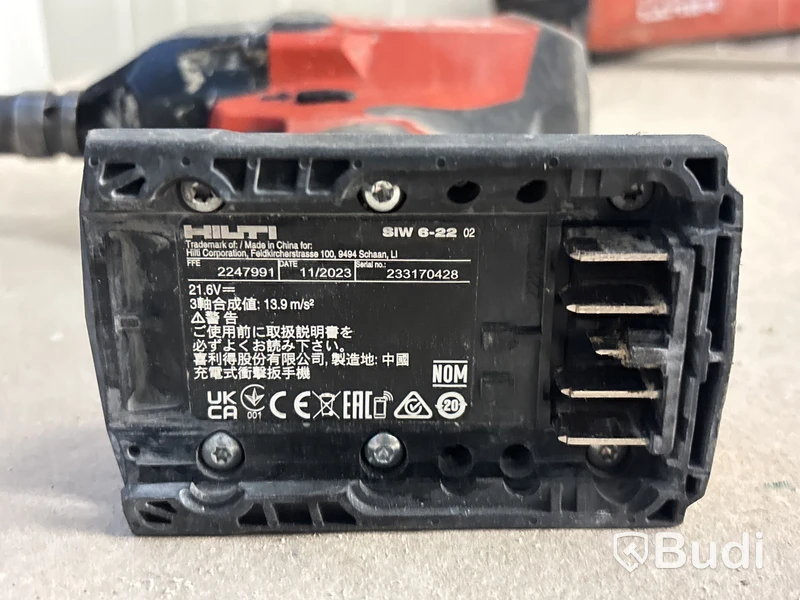 3 st batterimaskiner Hilti