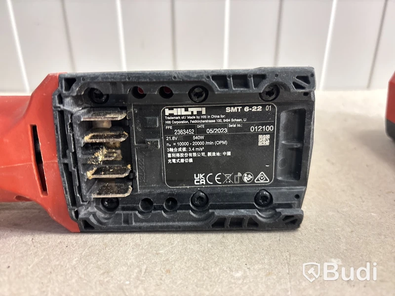 3 st batterimaskiner Hilti