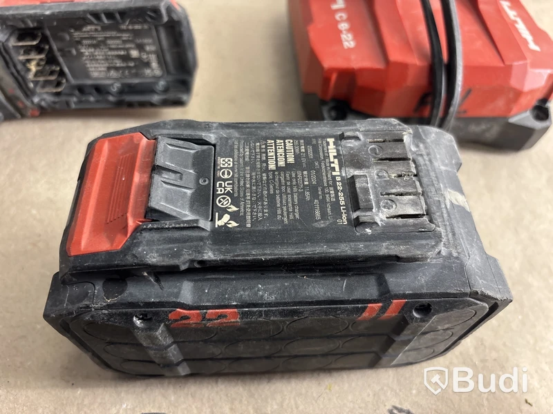 3 st batterimaskiner Hilti