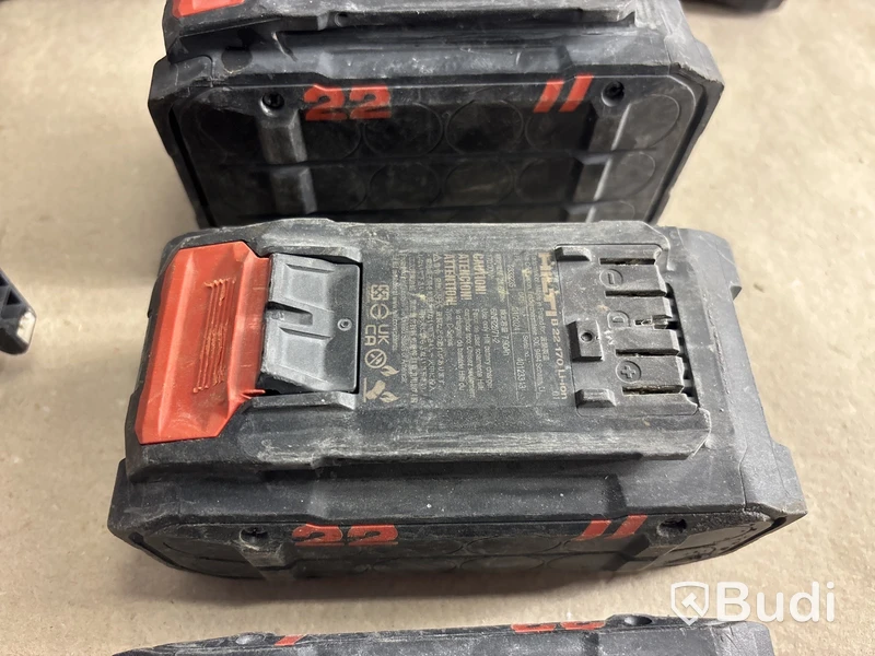 3 st batterimaskiner Hilti