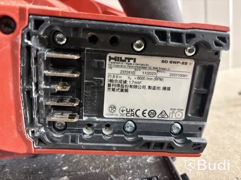 3 st batterimaskiner Hilti