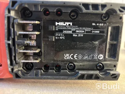 2 st lampor Hilti SL 4-22 med batterier