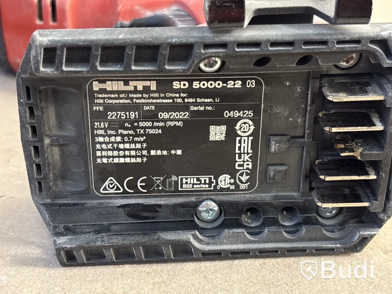 4 st batterimaskiner Hilti