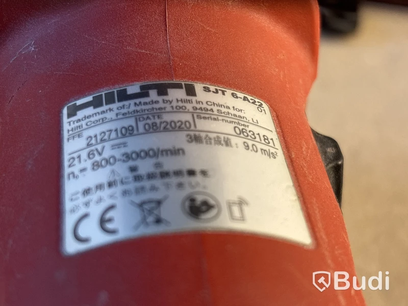 4 st batterimaskiner Hilti