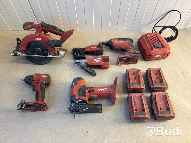 4 st batterimaskiner Hilti