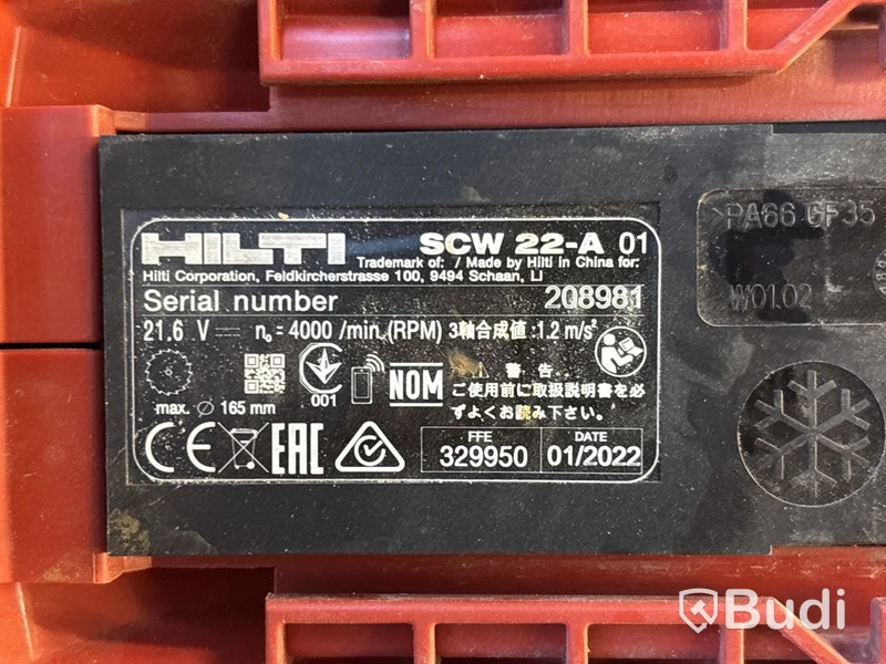 4 st batterimaskiner Hilti
