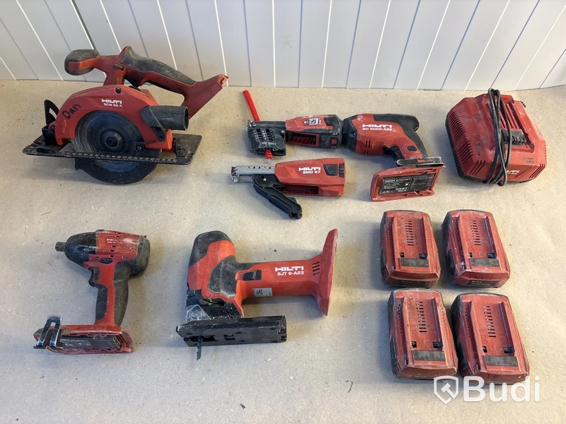 4 st batterimaskiner Hilti