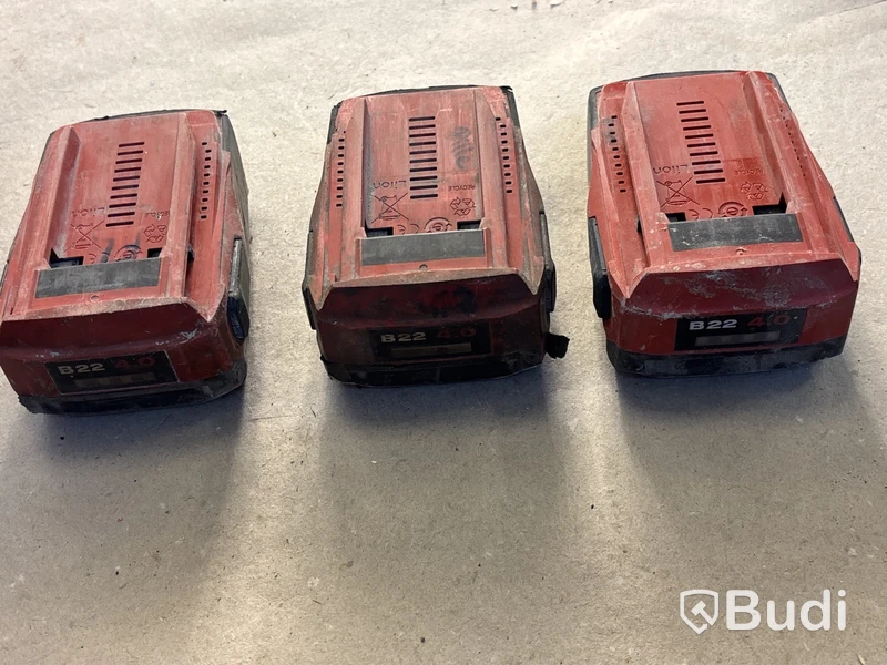 3 st batterimaskiner Hilti