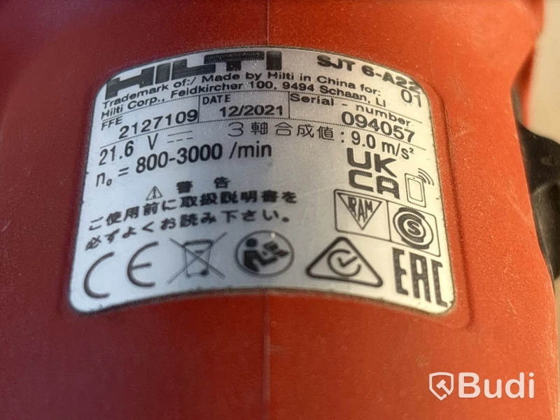 3 st batterimaskiner Hilti