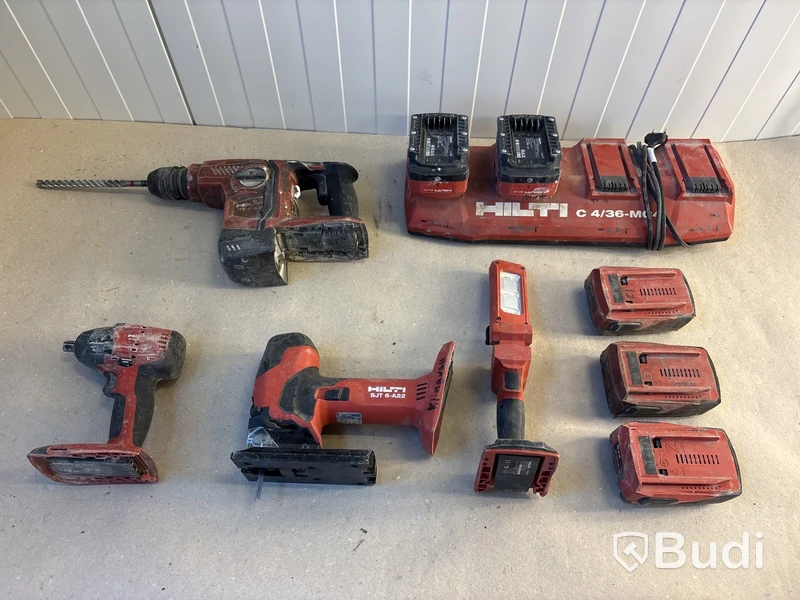 3 st batterimaskiner Hilti