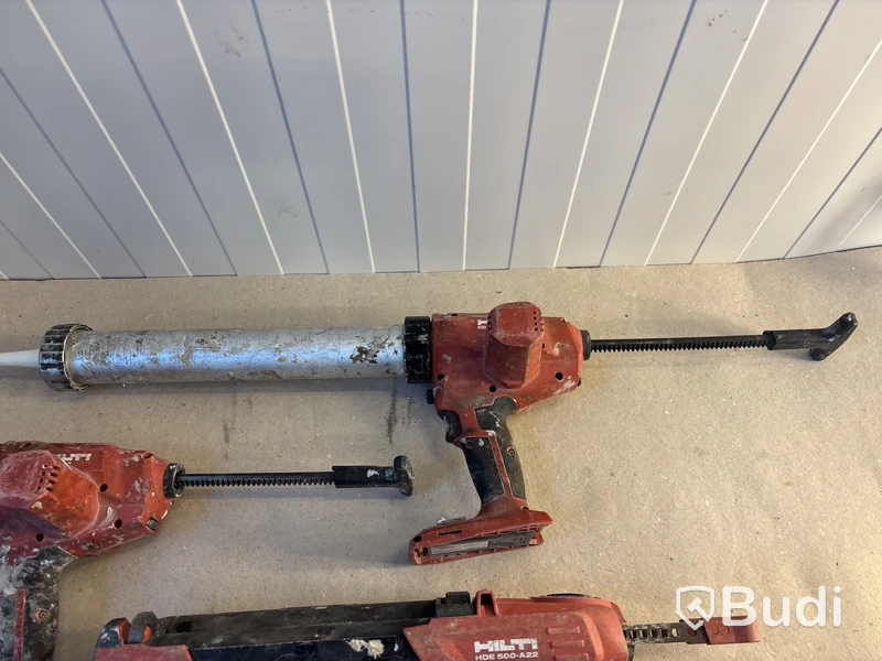3 st fogpistoler & betongslip Hilti