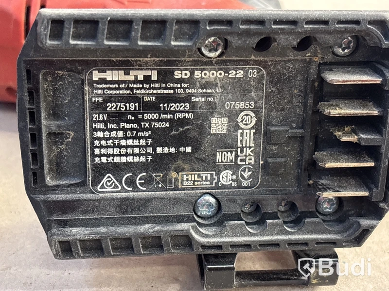 4 st batterimaskiner Hilti