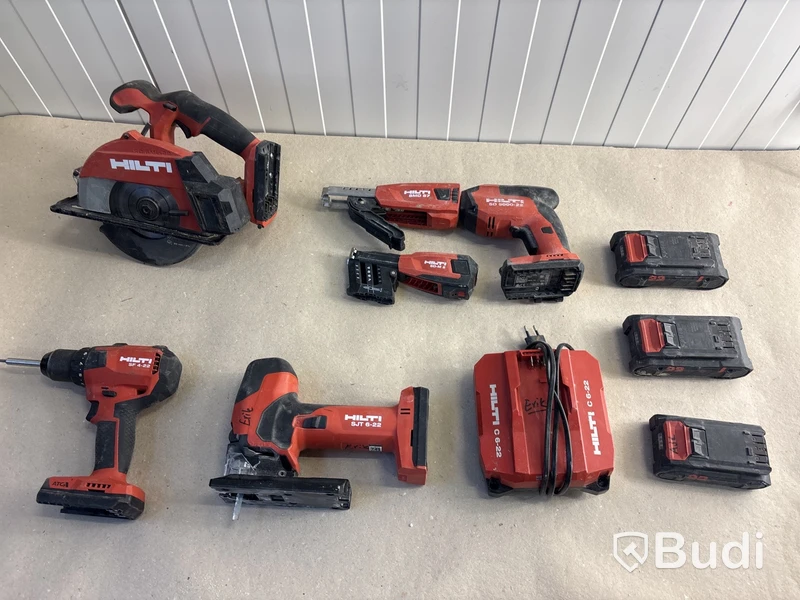 4 st batterimaskiner Hilti