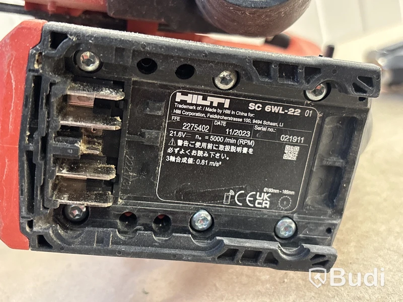 4 st batterimaskiner Hilti