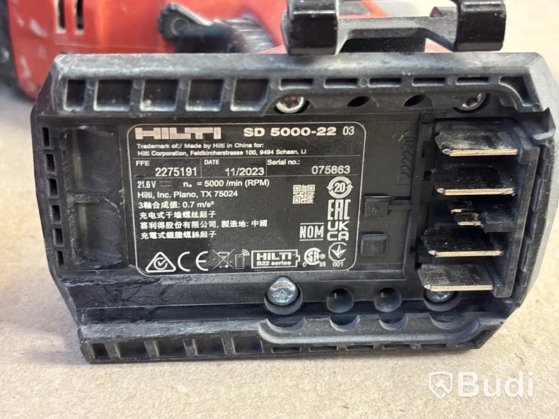 4 st batterimaskiner Hilti