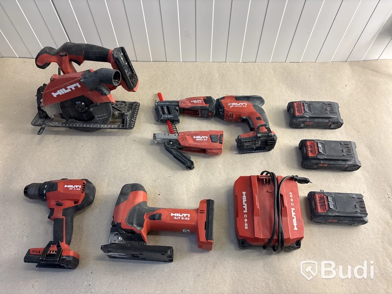 4 st batterimaskiner Hilti