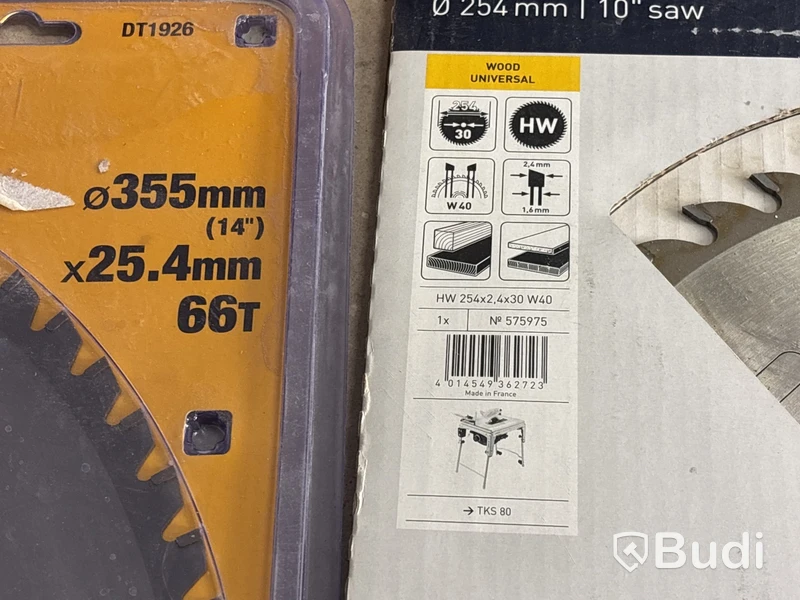 7 st sågklingor