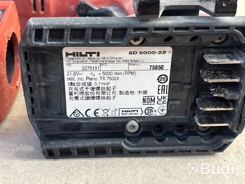 4 st batterimaskiner Hilti