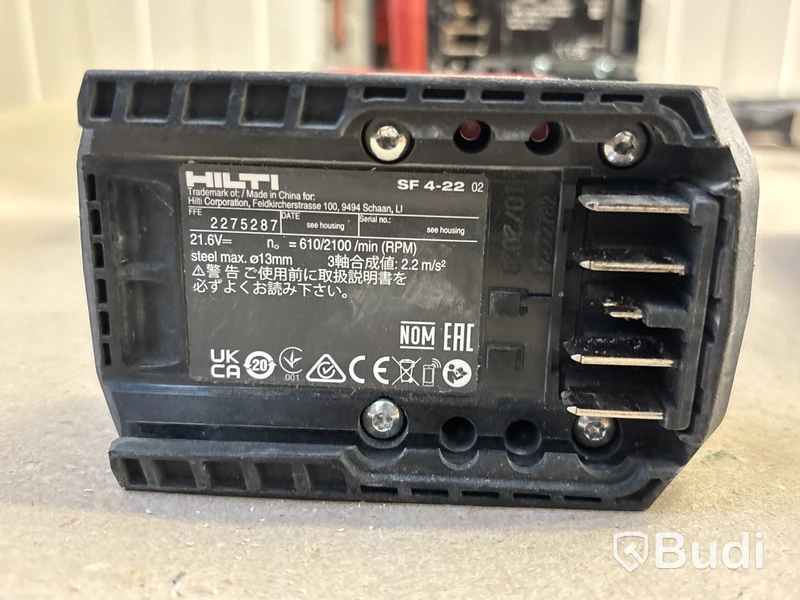 4 st batterimaskiner Hilti