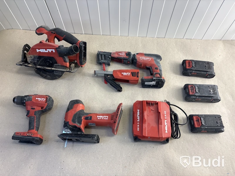 4 st batterimaskiner Hilti