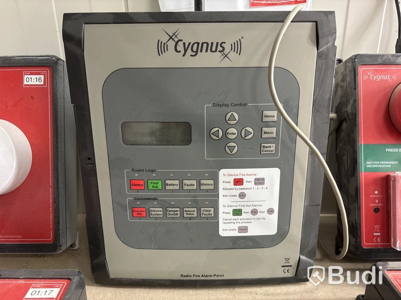 Brandlarmsystem Cygnus med 18 st enheter