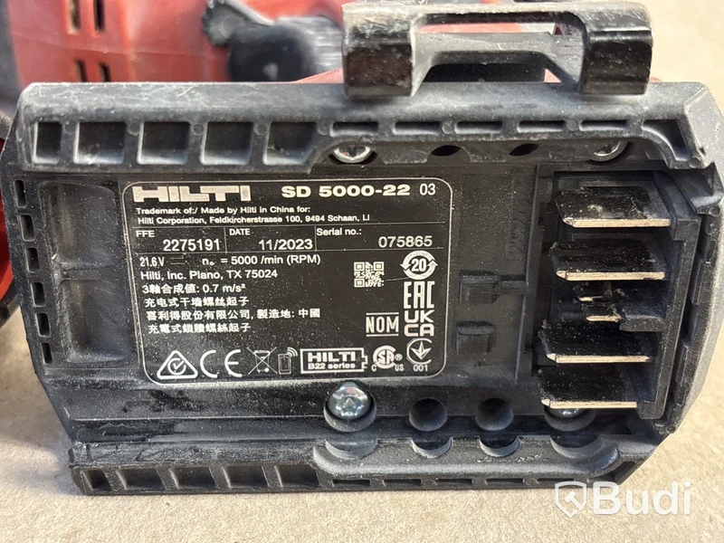 4 st batterimaskiner Hilti