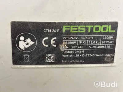 Dammsugare Festool CTM 26 E med stoftavskiljare - 2019