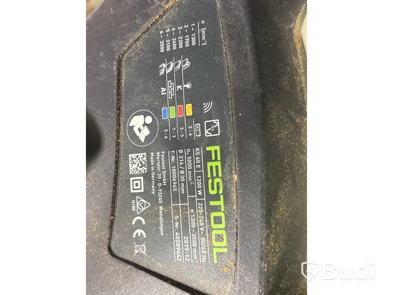 Kap-/gersåg Festool Kapex KS 60 E med Dewalt sågbänk - 2019