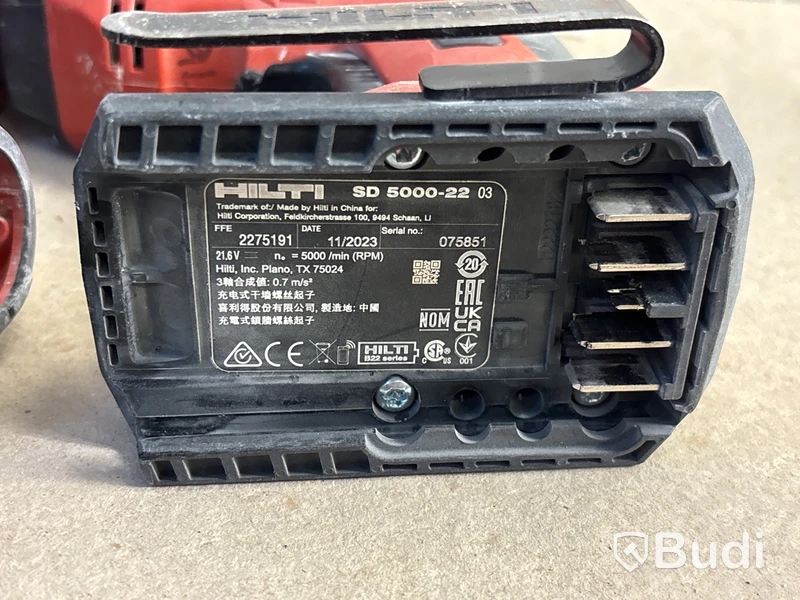 4 st batterimaskiner Hilti