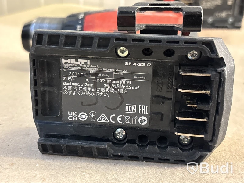 4 st batterimaskiner Hilti