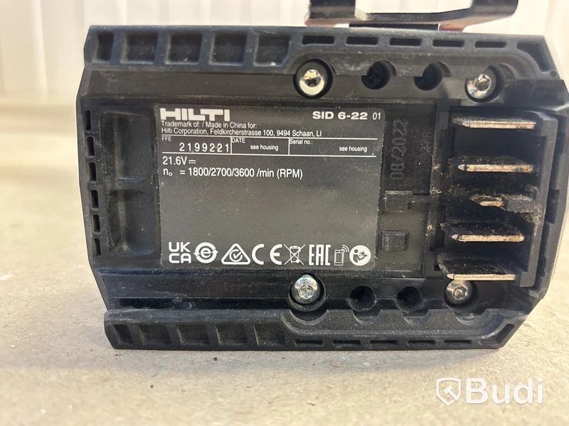 5 st batterimaskiner Hilti