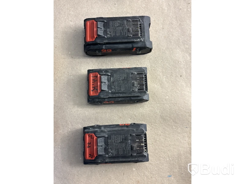 5 st batterimaskiner Hilti