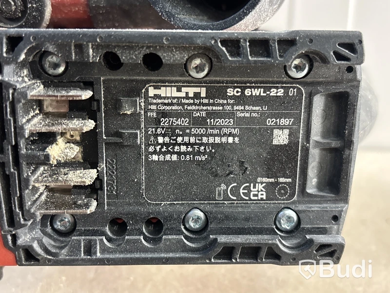 5 st batterimaskiner Hilti