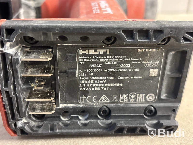 5 st batterimaskiner Hilti